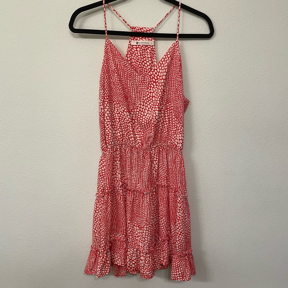 Impeccable Pig | Red and White Dress